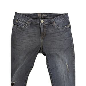 Women's Kut from the Kloth Distressed Jeans Dark Wash Size 12